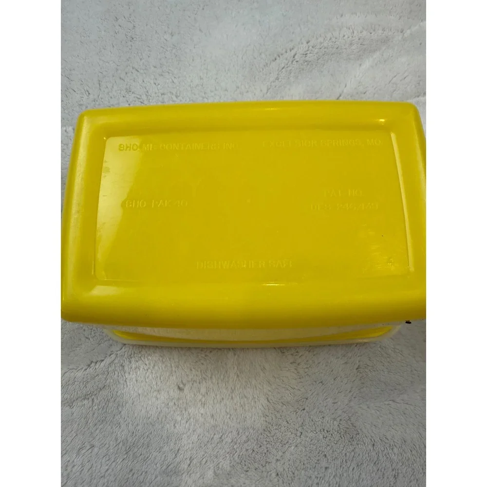 Sho Pak 40 Yellow Food Storage‎ Container Dishwasher Safe Excelsior Springs MO
